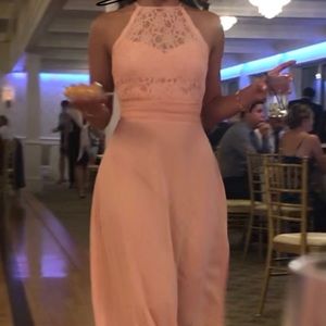 Blush pink formal dress